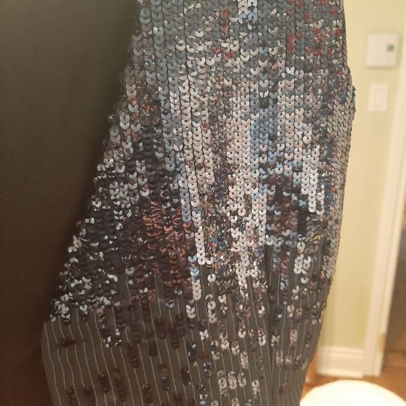 Isabel Forest  Navy Sequin  Vest - Picture 3 of 4
